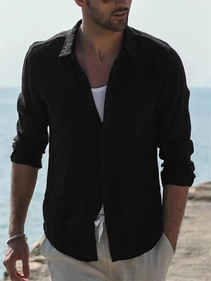 Chemise en lin durable — Coupe classique