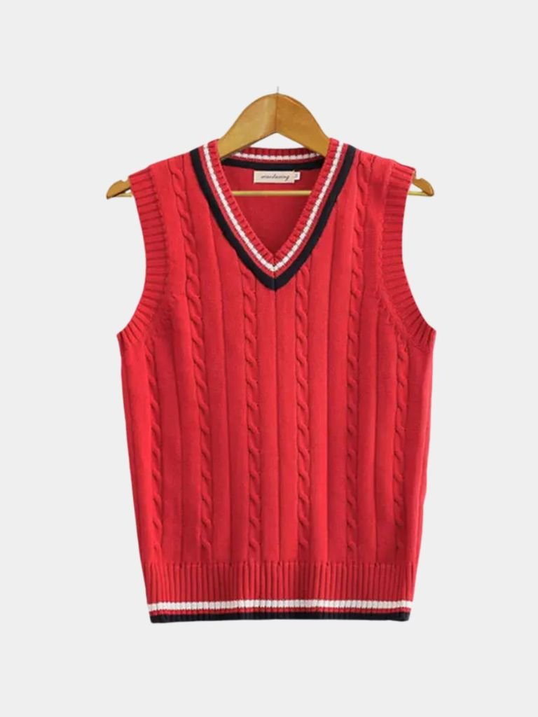 Veste en tricot essentielle Old Money