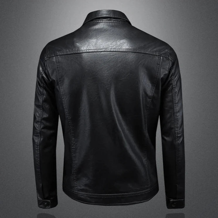 Veste en cuir Harrison Forge