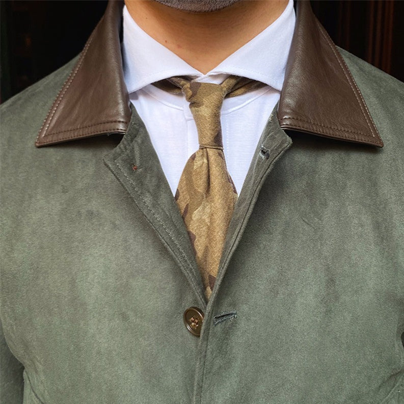 Vintage Suede Button Jacket (Atlas — revisao)