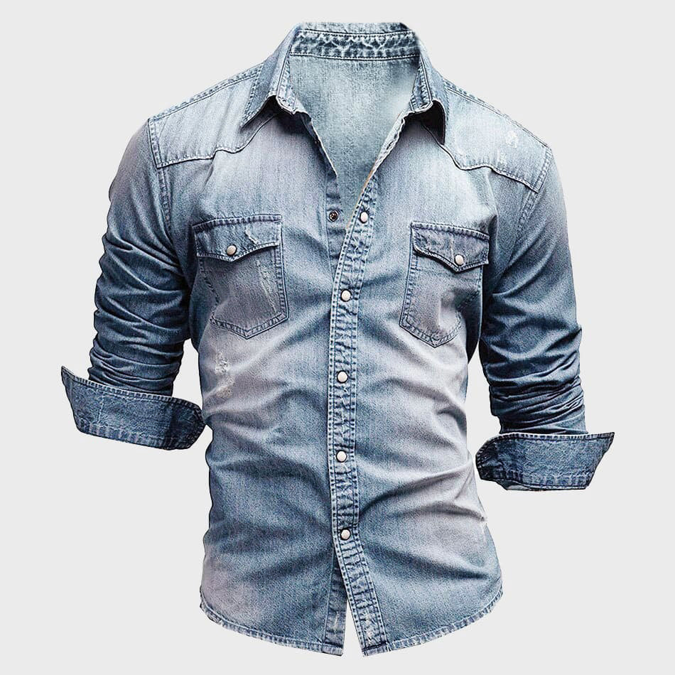 Chemise surchemise en denim Laurence Selvedge