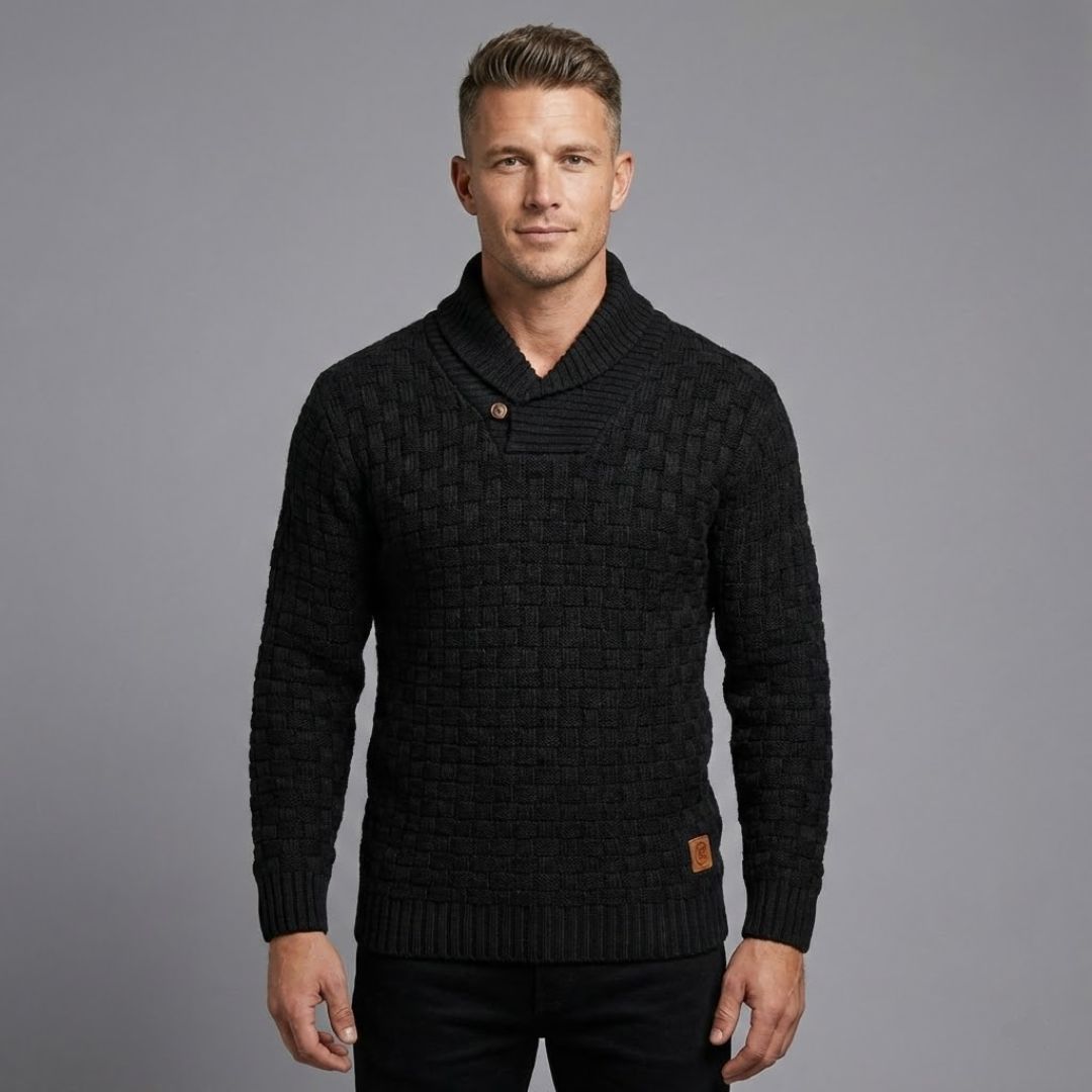 Shawl Collar Sweater Sterling Legacy