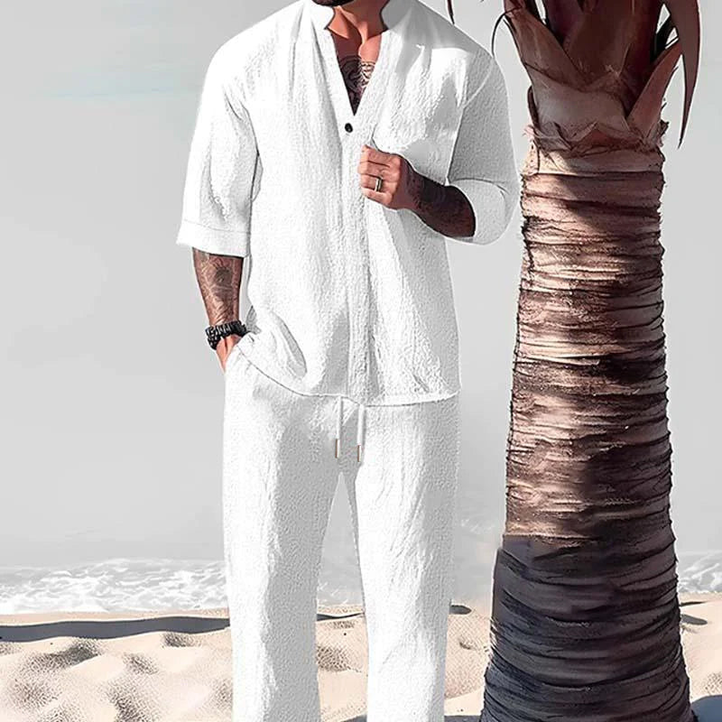 Eton Sommer Ko-Ord — Leinenhemd & Hose