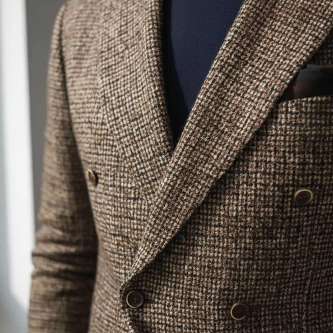 Lorenzzo Matteo Double-Breasted Blazer