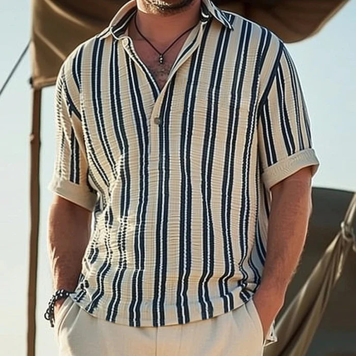 Levino - Old Money Striped Shirt