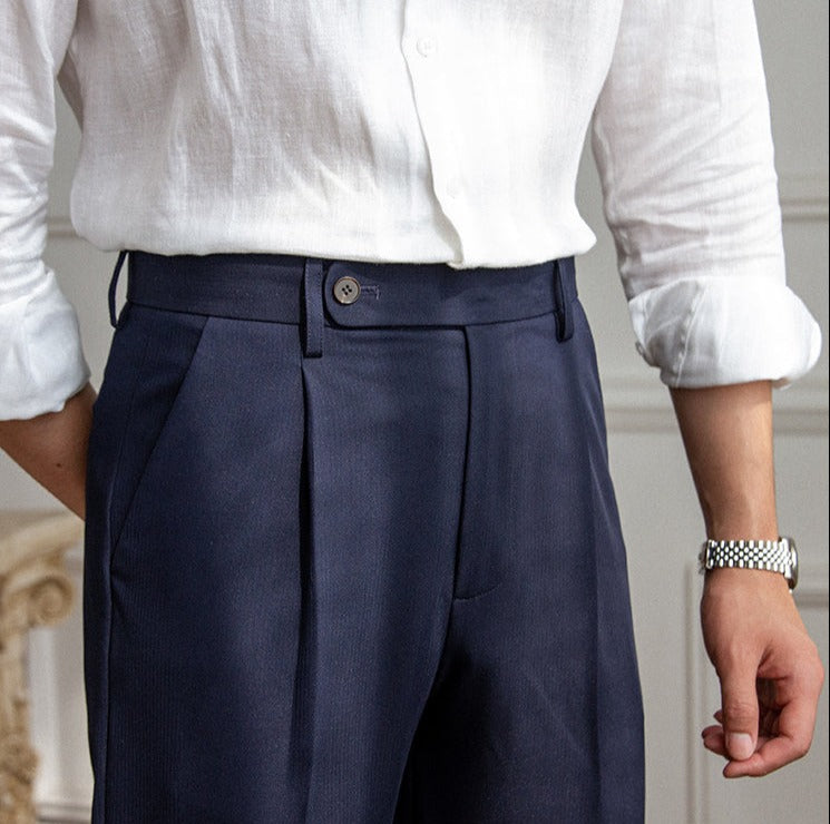 Pantalon Senequier à plis simples