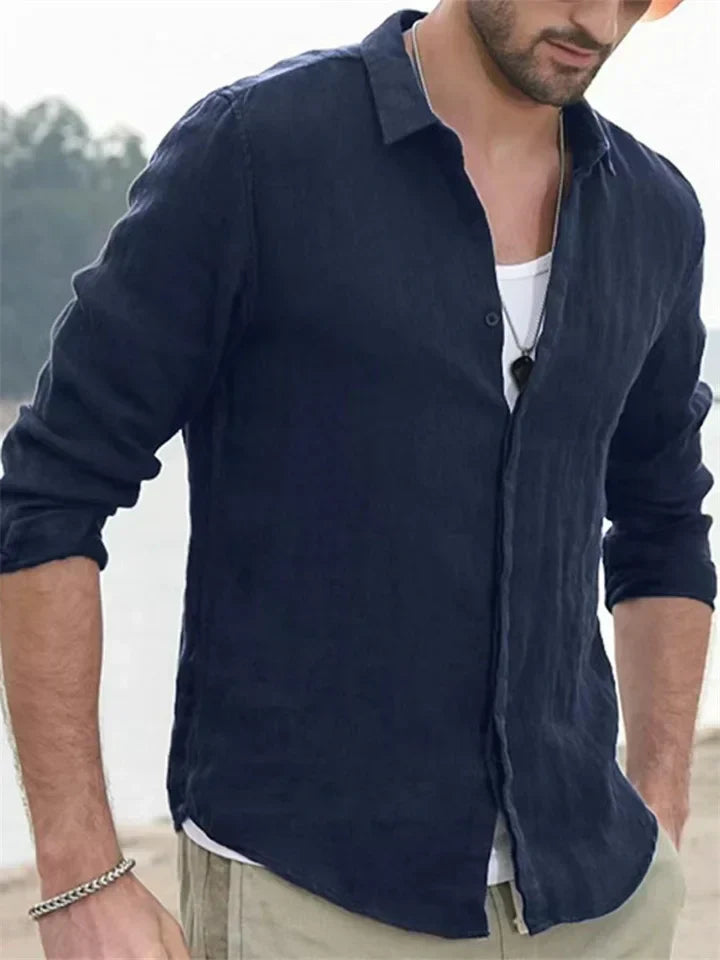 Chemise en lin durable — Coupe classique