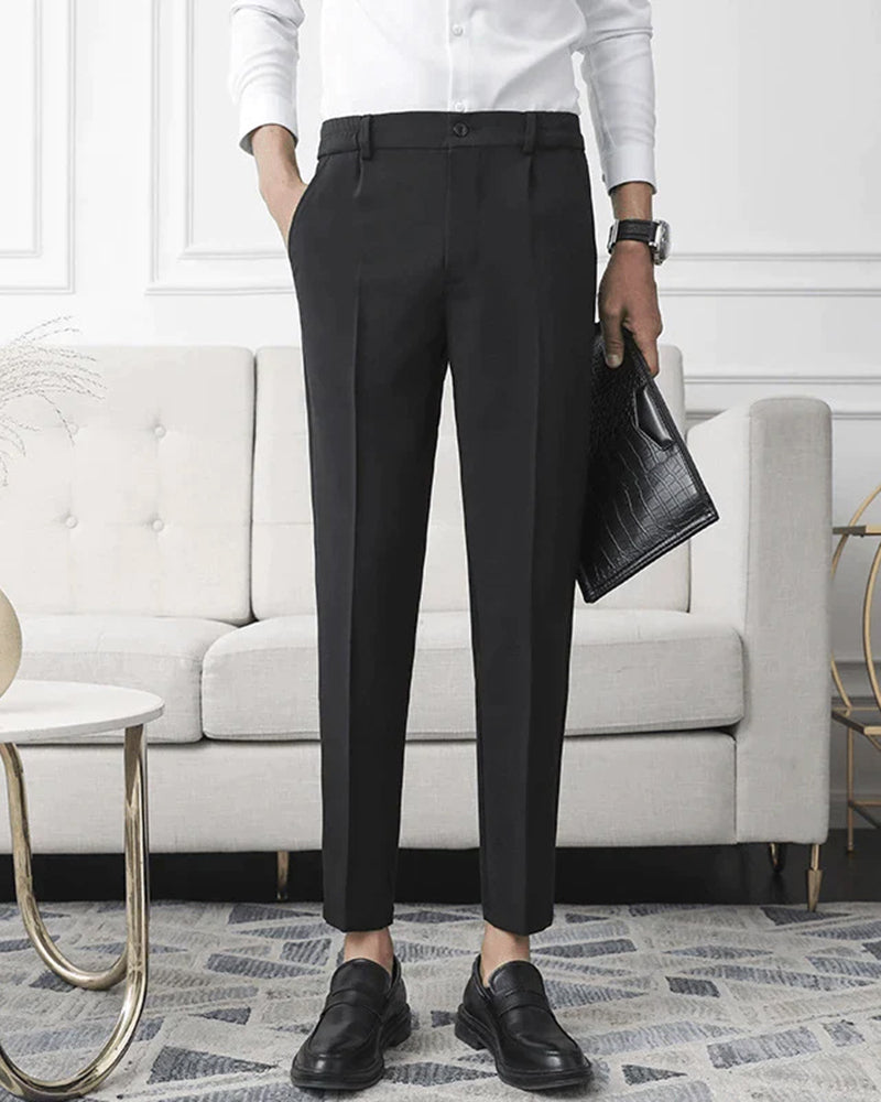 Augusto Stretch Wool Trousers