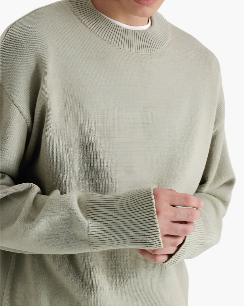 100% Premium Wollrollkragenpullover