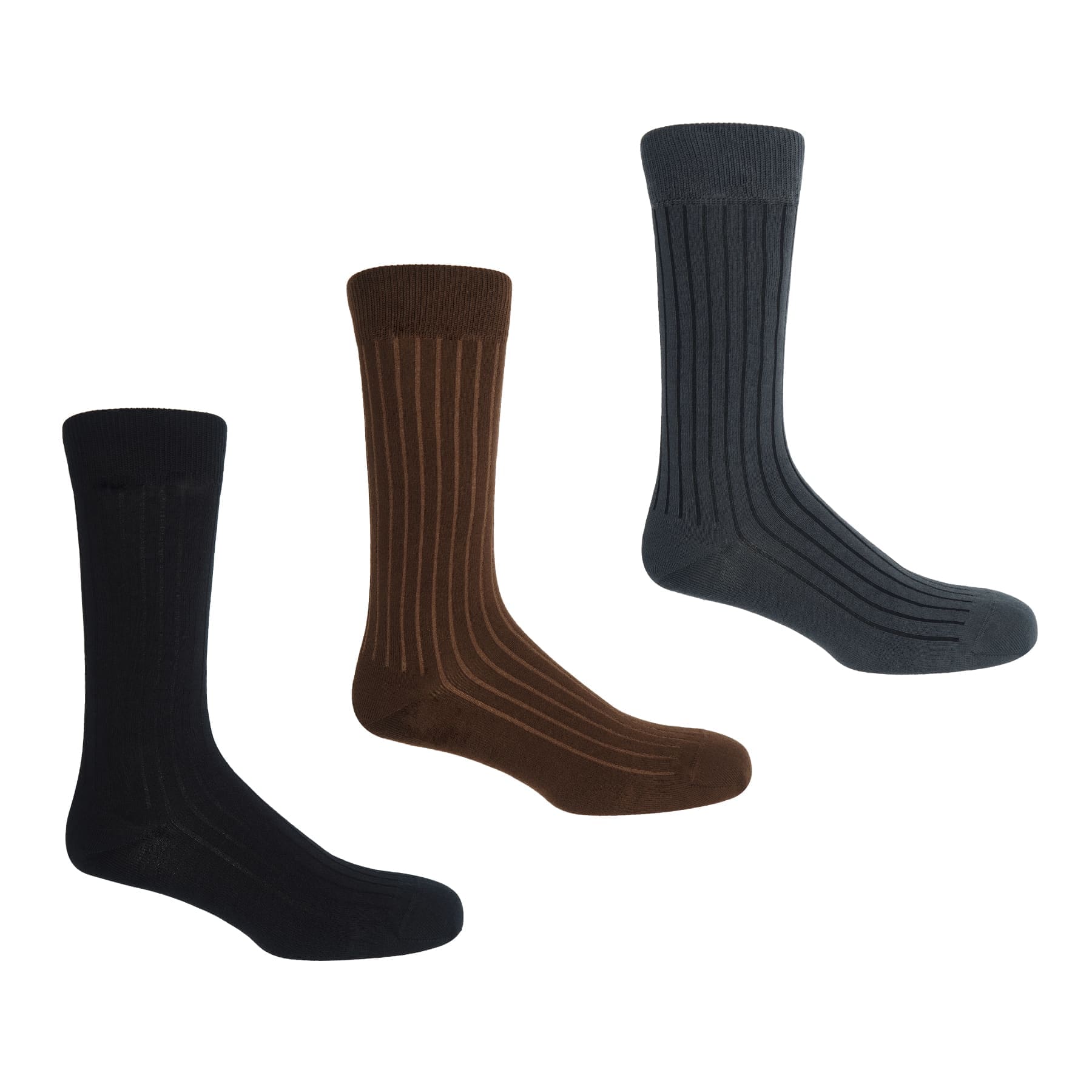 3er-Pack essentielle Herrensocken - Pima-Baumwolle