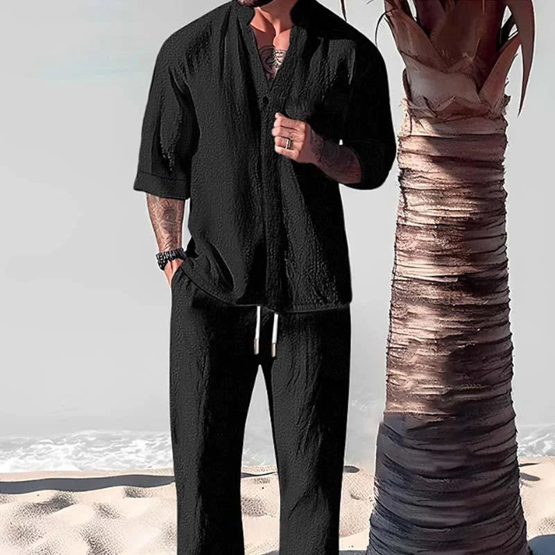 Eton Sommer Ko-Ord — Leinenhemd & Hose