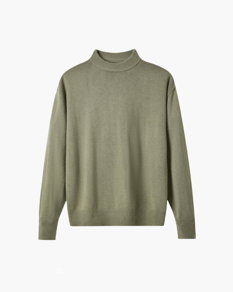 100% Premium Wollrollkragenpullover