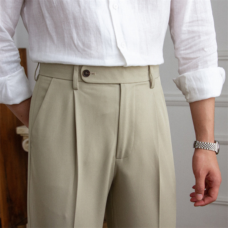 Pantalon Senequier à plis simples