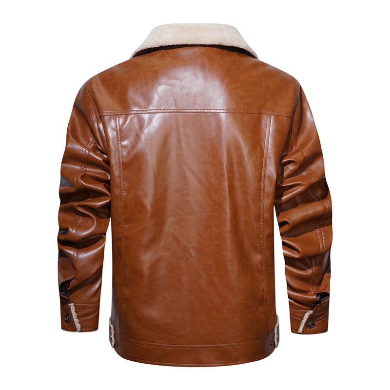 Sherpa Collar Casual Jacket - Fayymont Co
