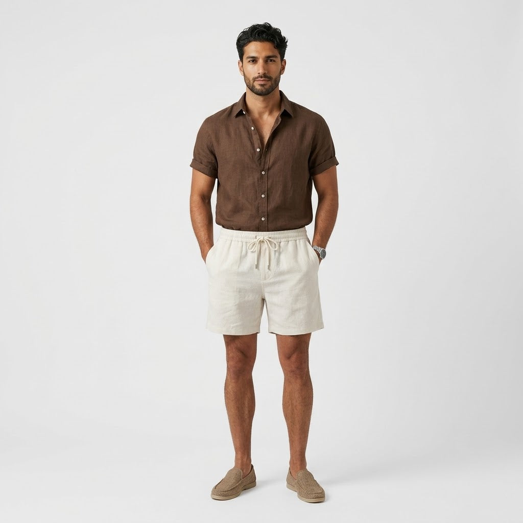 Fayymont Leinen Riviera Shorts