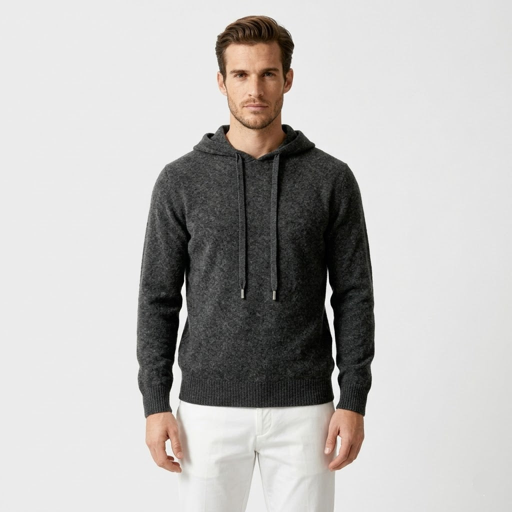 100% Kaschmir Kapuzenpullover
