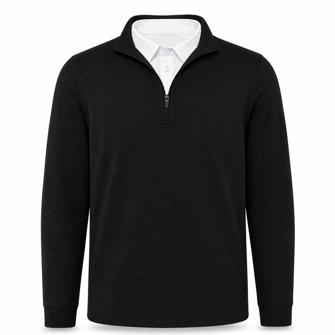 Leon - Men’s Ultra Comfortable 2-in-1 Quarter-Zip — 9