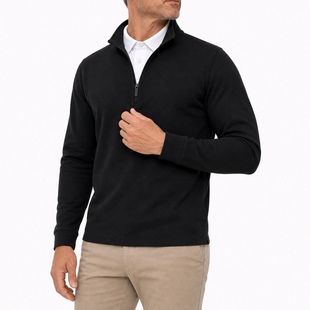 Leon - Men’s Ultra Comfortable 2-in-1 Quarter-Zip — 10