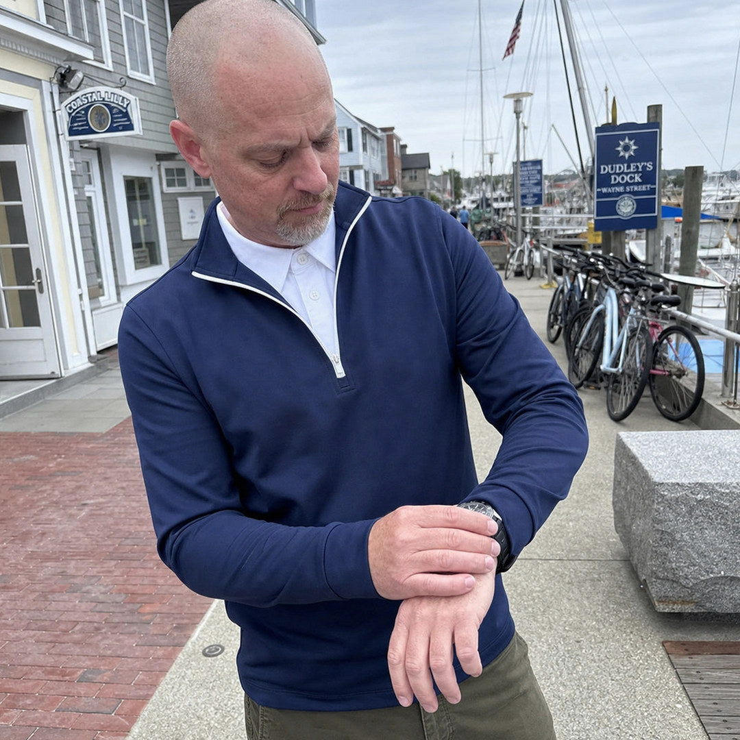 Leon - Men’s Ultra Comfortable 2-in-1 Quarter-Zip — iwt