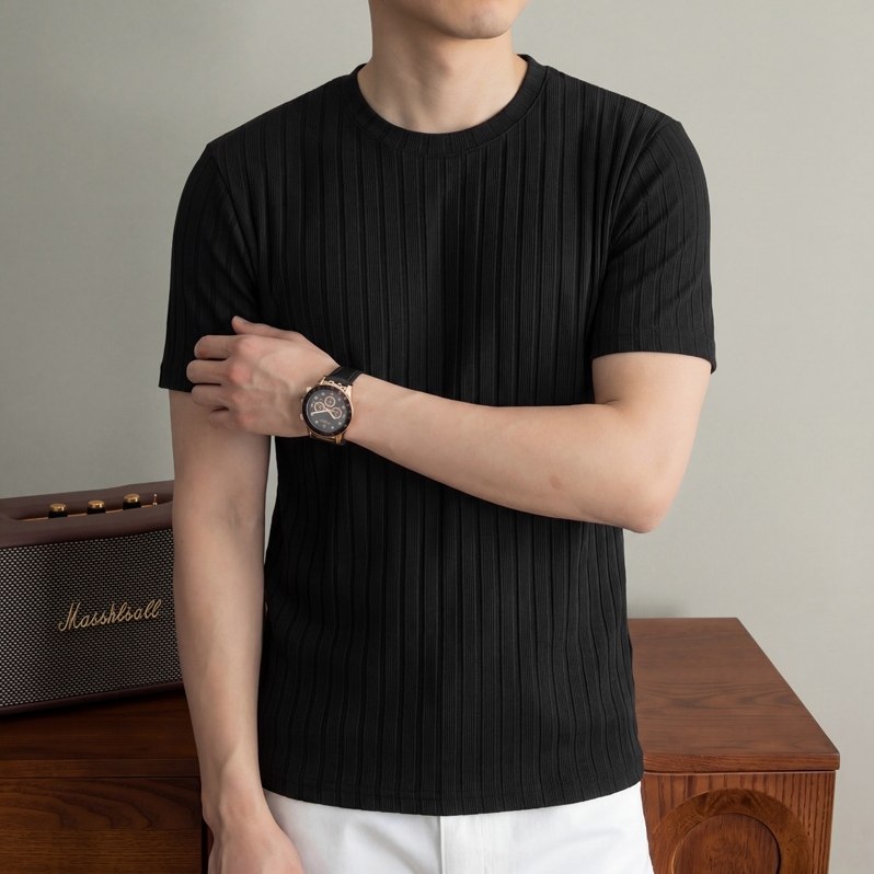 Men's Ultra Comfortable Ribbed T-Shirt — detail 3