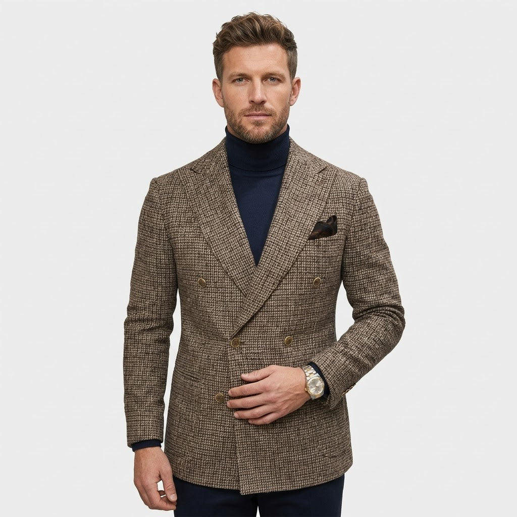 Lorenzzo Matteo Double-Breasted Blazer