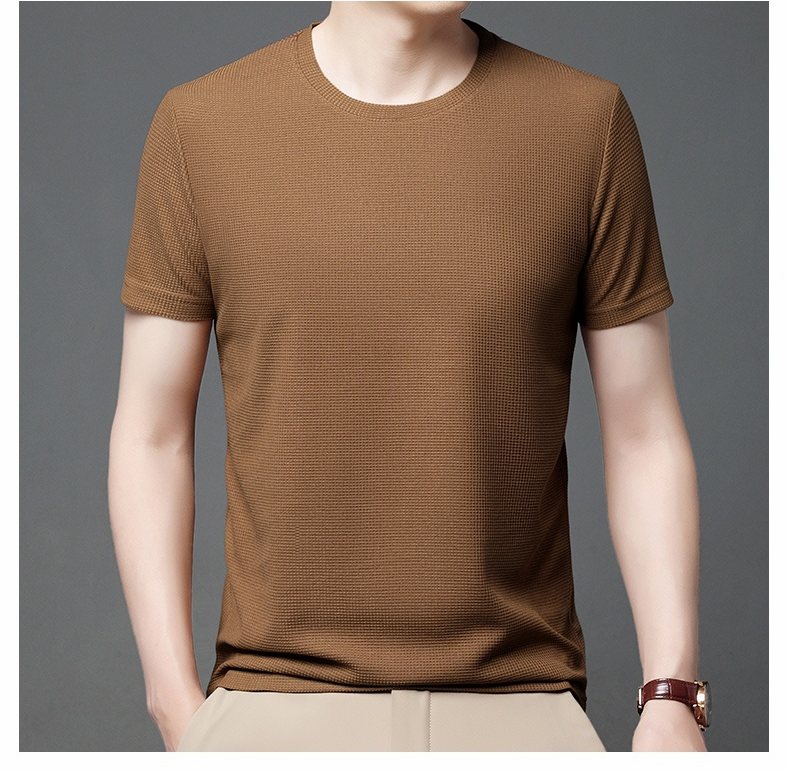 Men's Ultra Comfortable Waffle Crew T-Shirt — detail 10