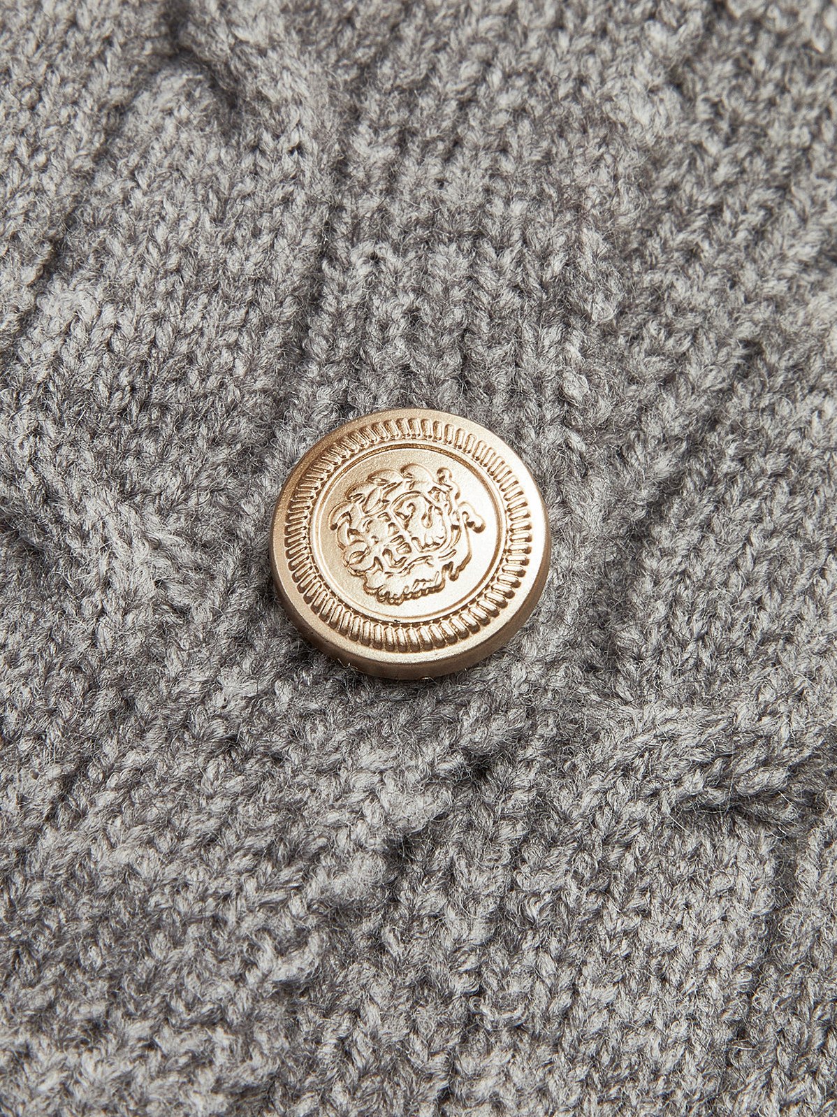 Women's 2 in 1 Button Knit Top — fabric texture
