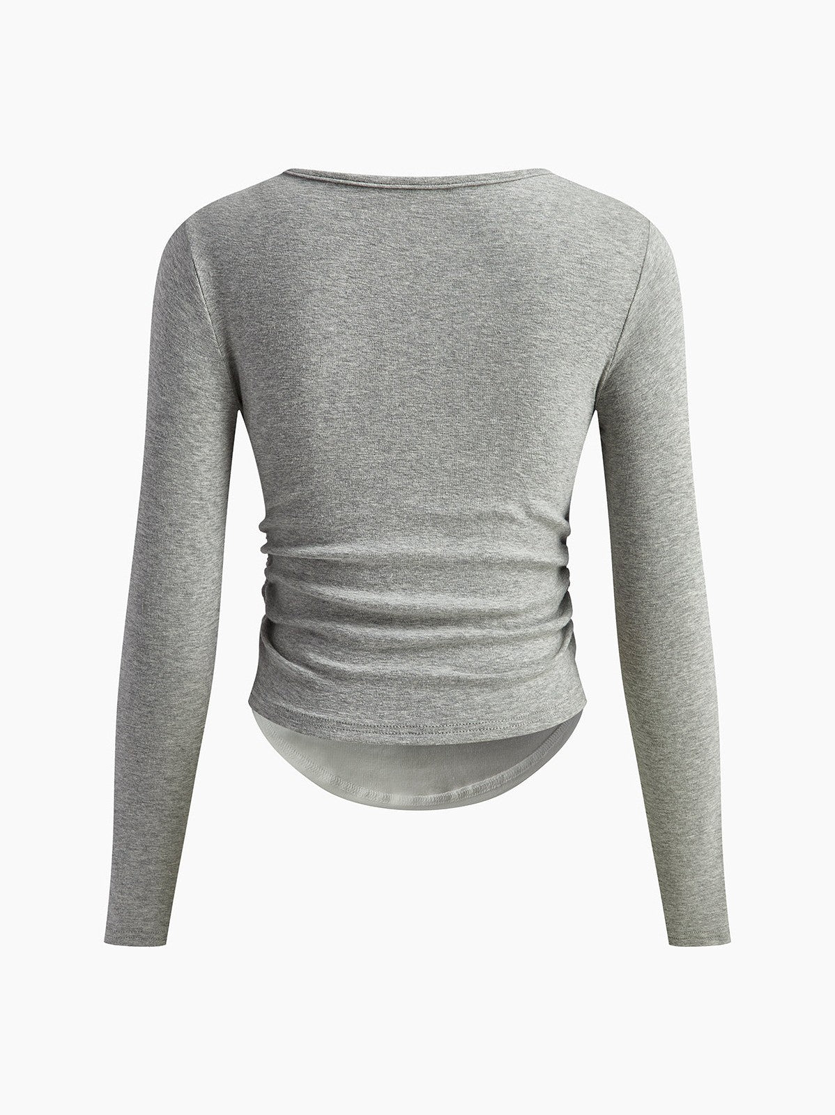 Women's 2 in 1 Cotton Pleated Zipper Top — detail