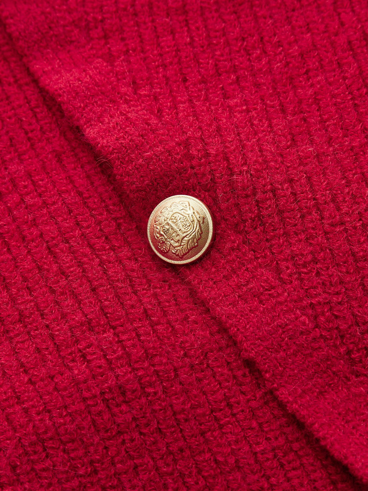 Women's 2 in 1 Denim Panel Asymmetric Sweater — close-up