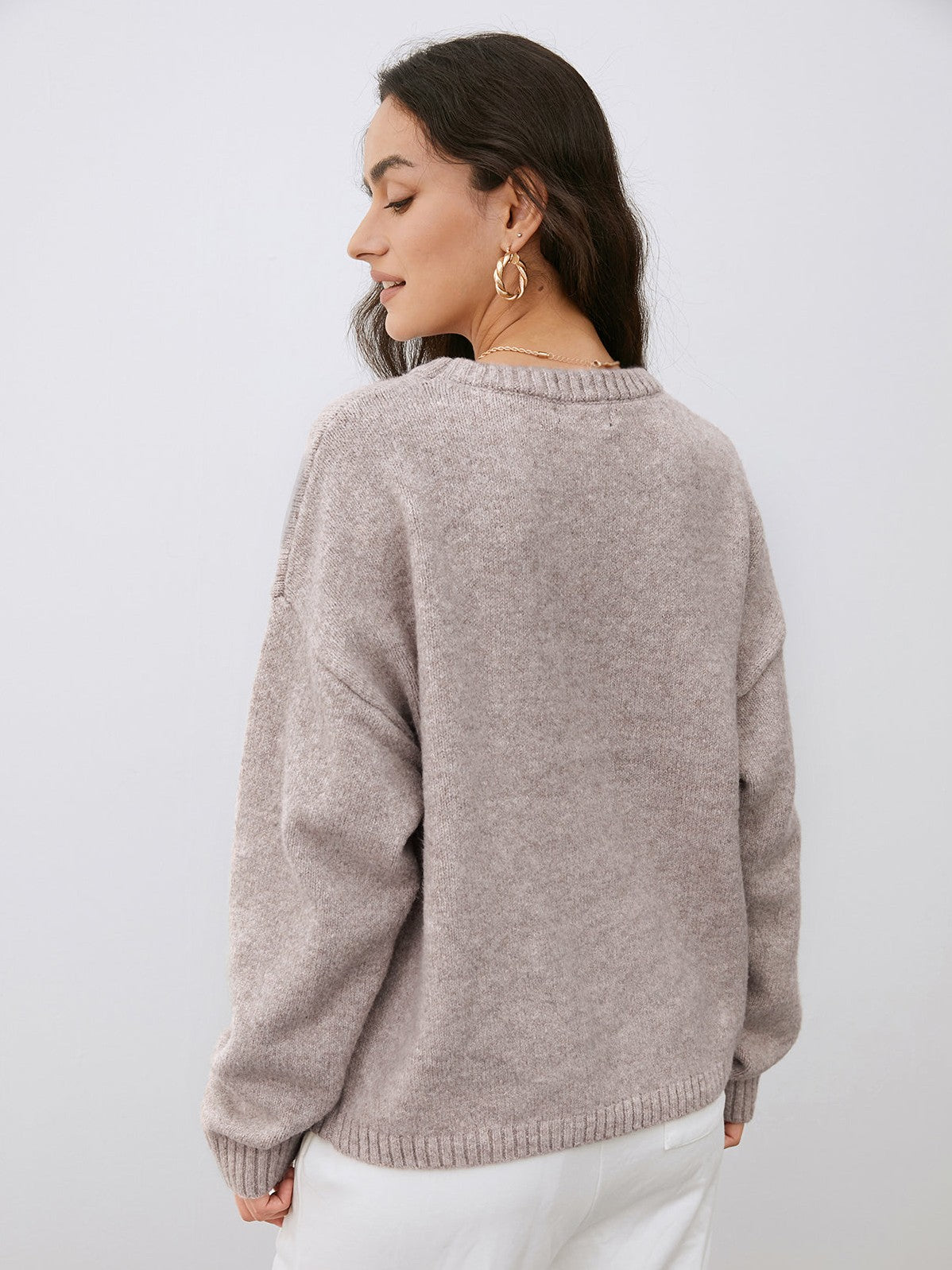 Women's Lightweight Cloud Weather Pullover Sweater — full view