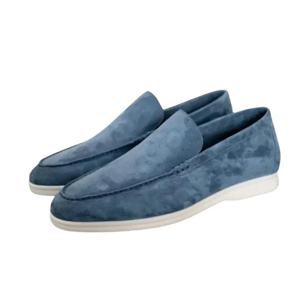 Mocassins en daim pour hommes style Old Money