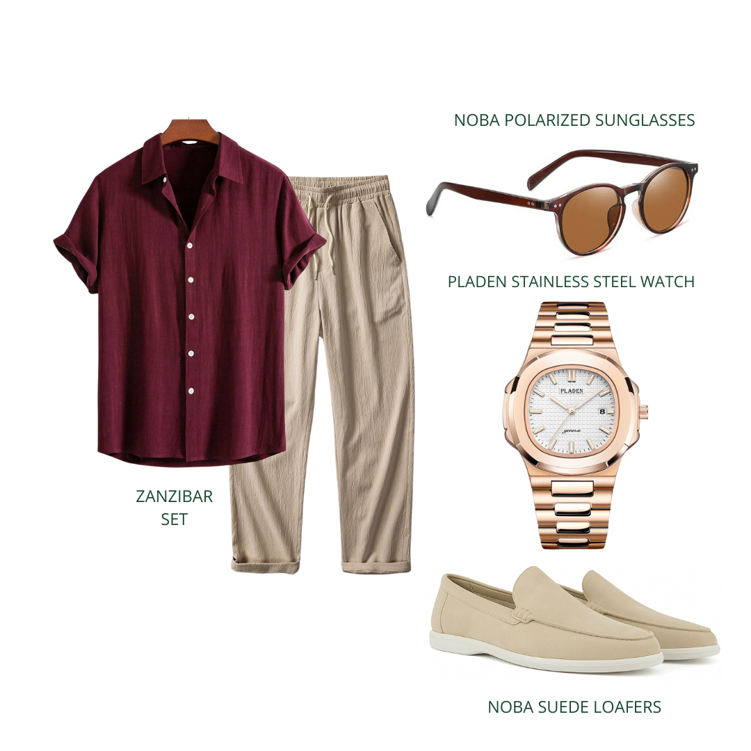 Bordeaux Linen Ensemble