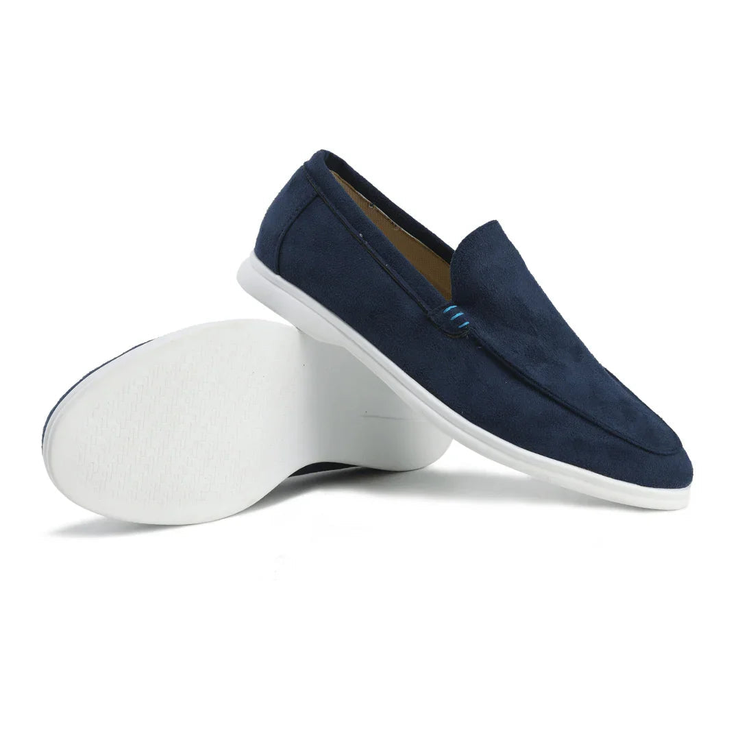 Mocassins pour hommes en daim profil bas
