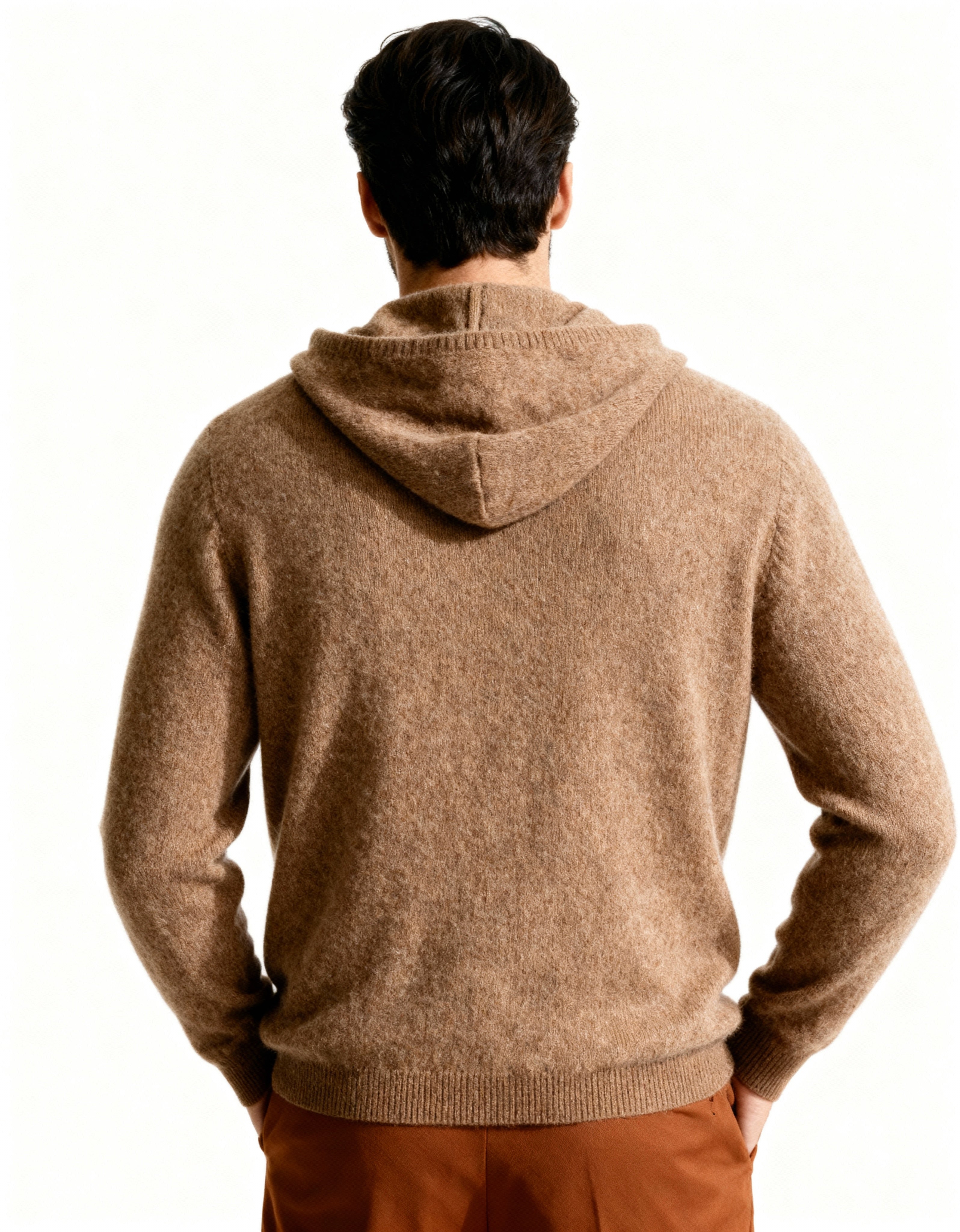 100% Kaschmir Kapuzenpullover