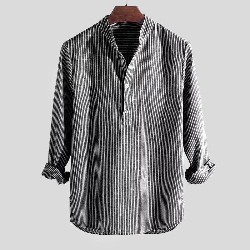 Men’s Long Sleeve Henley Shirt