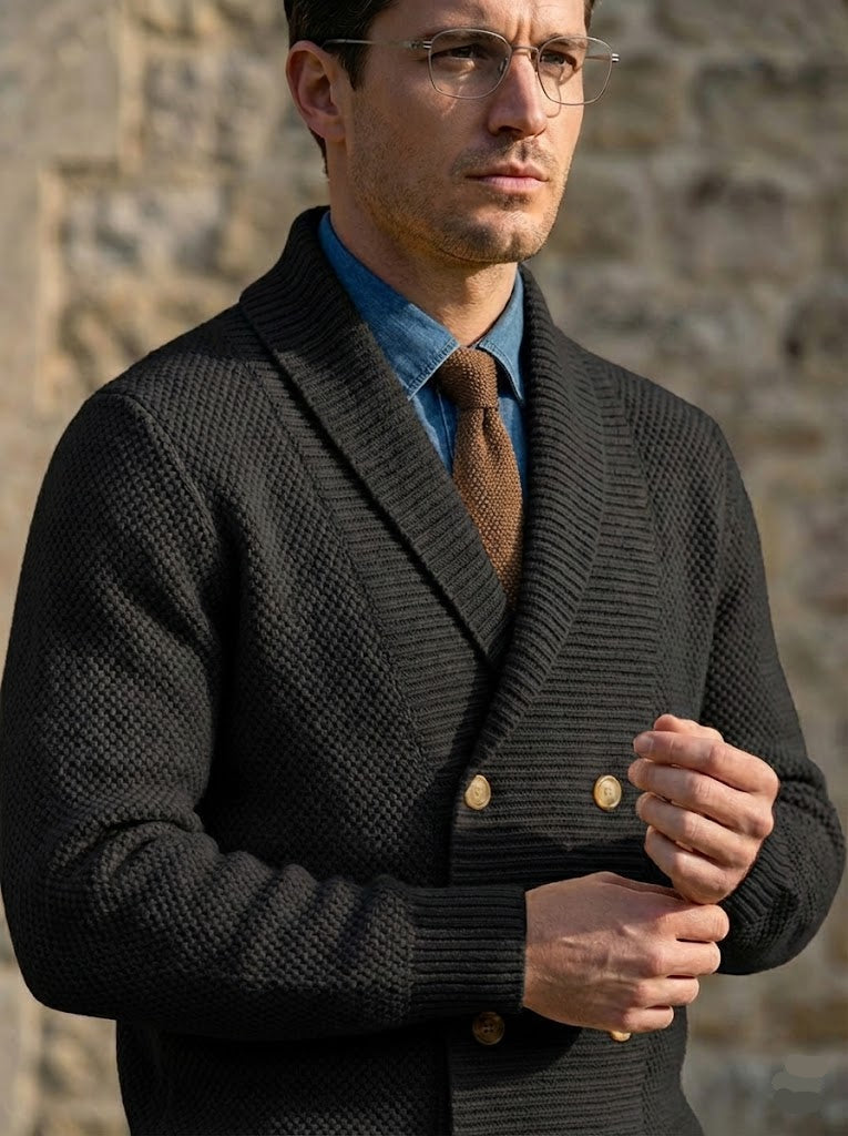 British Elegant Knit Cardigan - Fayymont Co