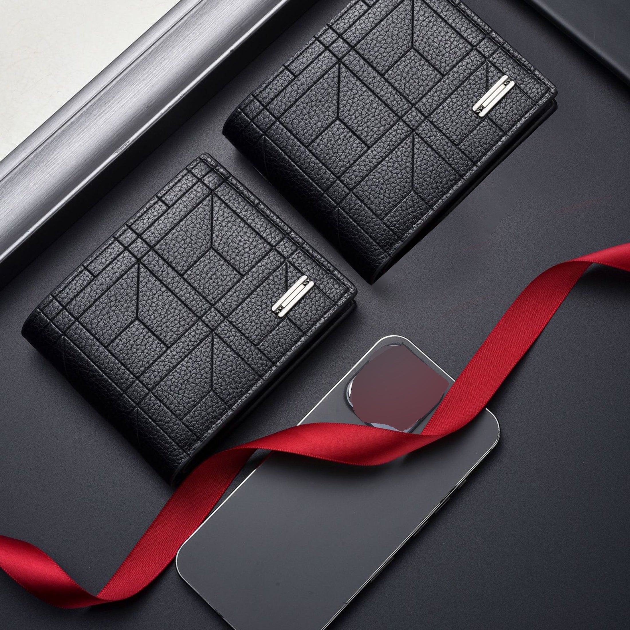 Men's PU Leather Wallet with Large Capacity