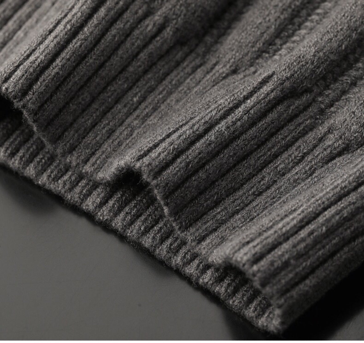Lenny | Men's Ribbed Polo Collar Sweater