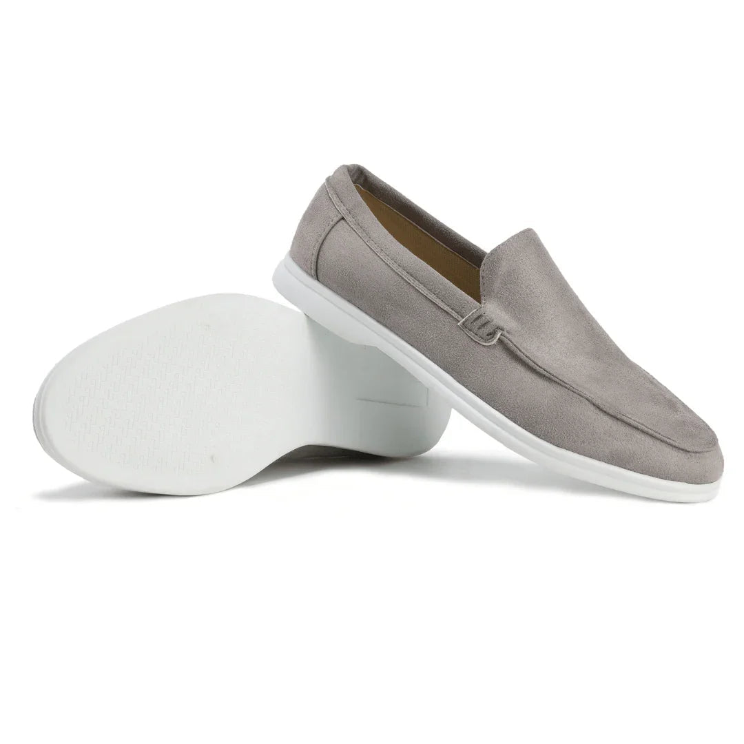 Mocassins pour hommes en daim profil bas