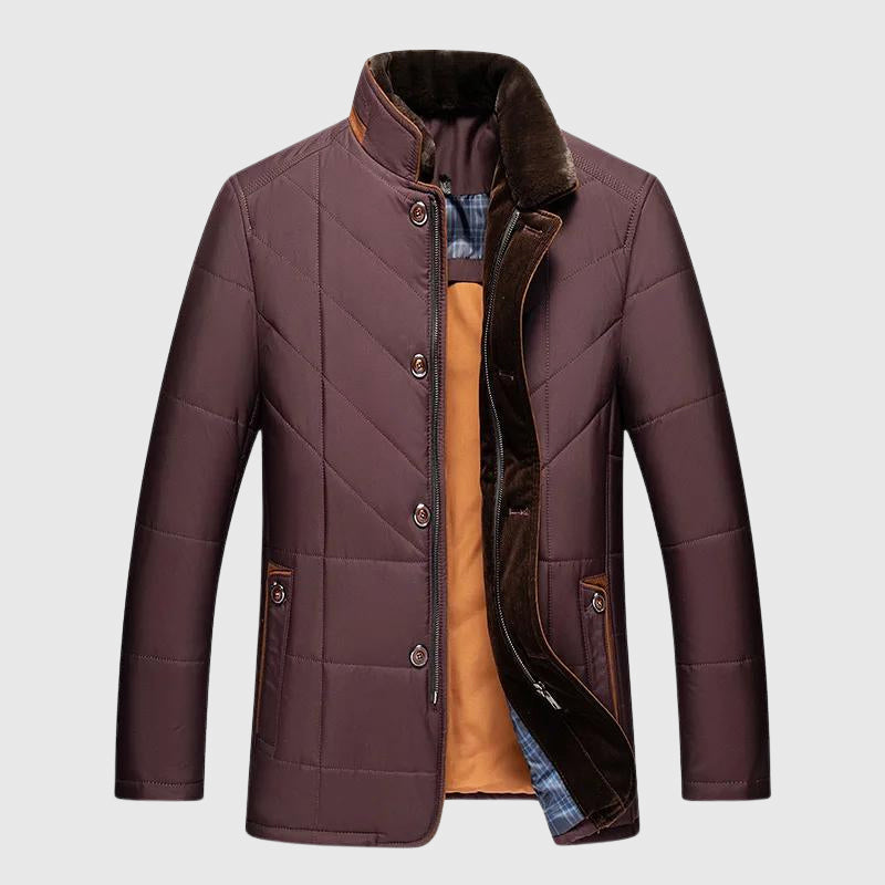 Men’s Quilted Insulated Winter Jacket