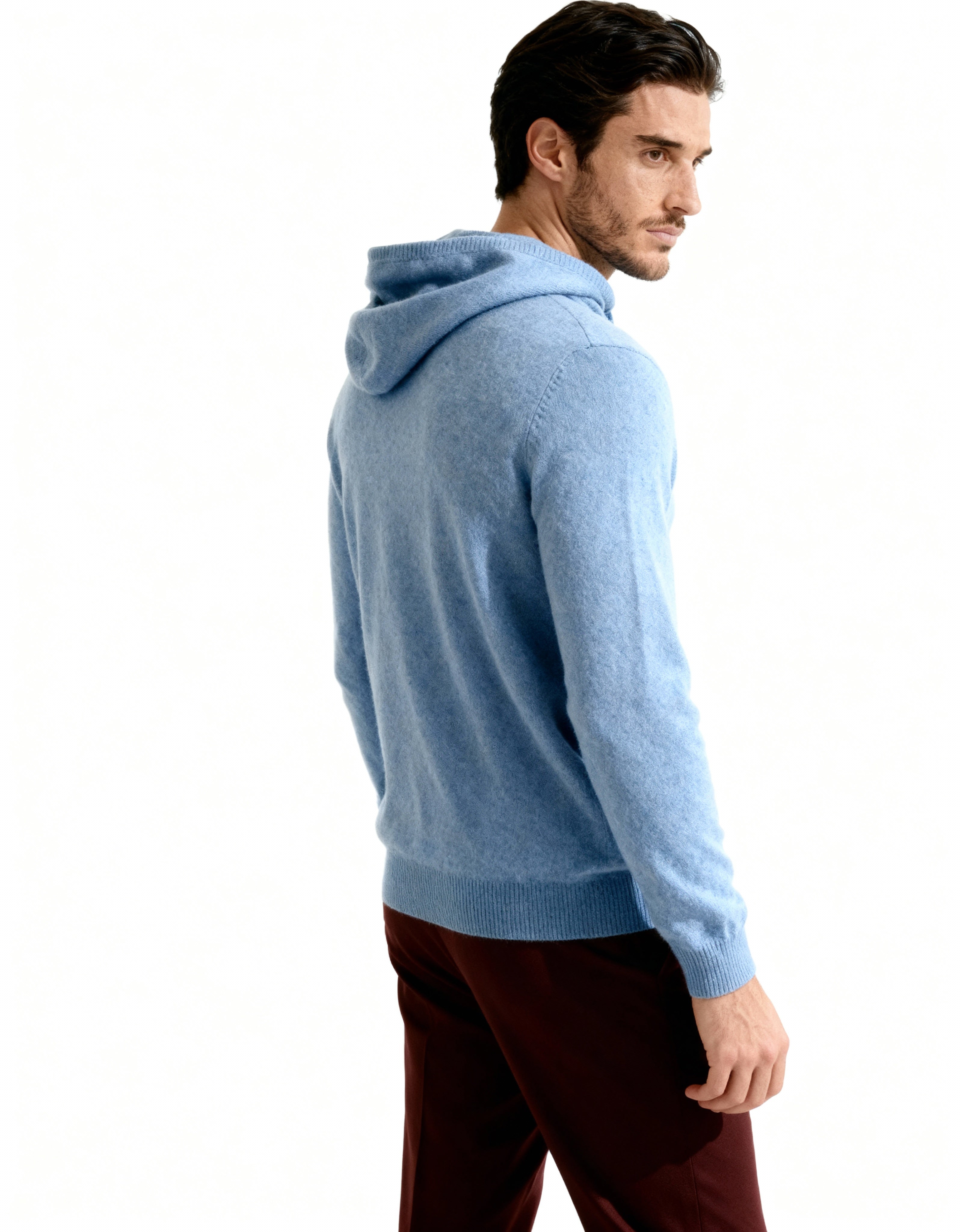 100% Kaschmir Kapuzenpullover
