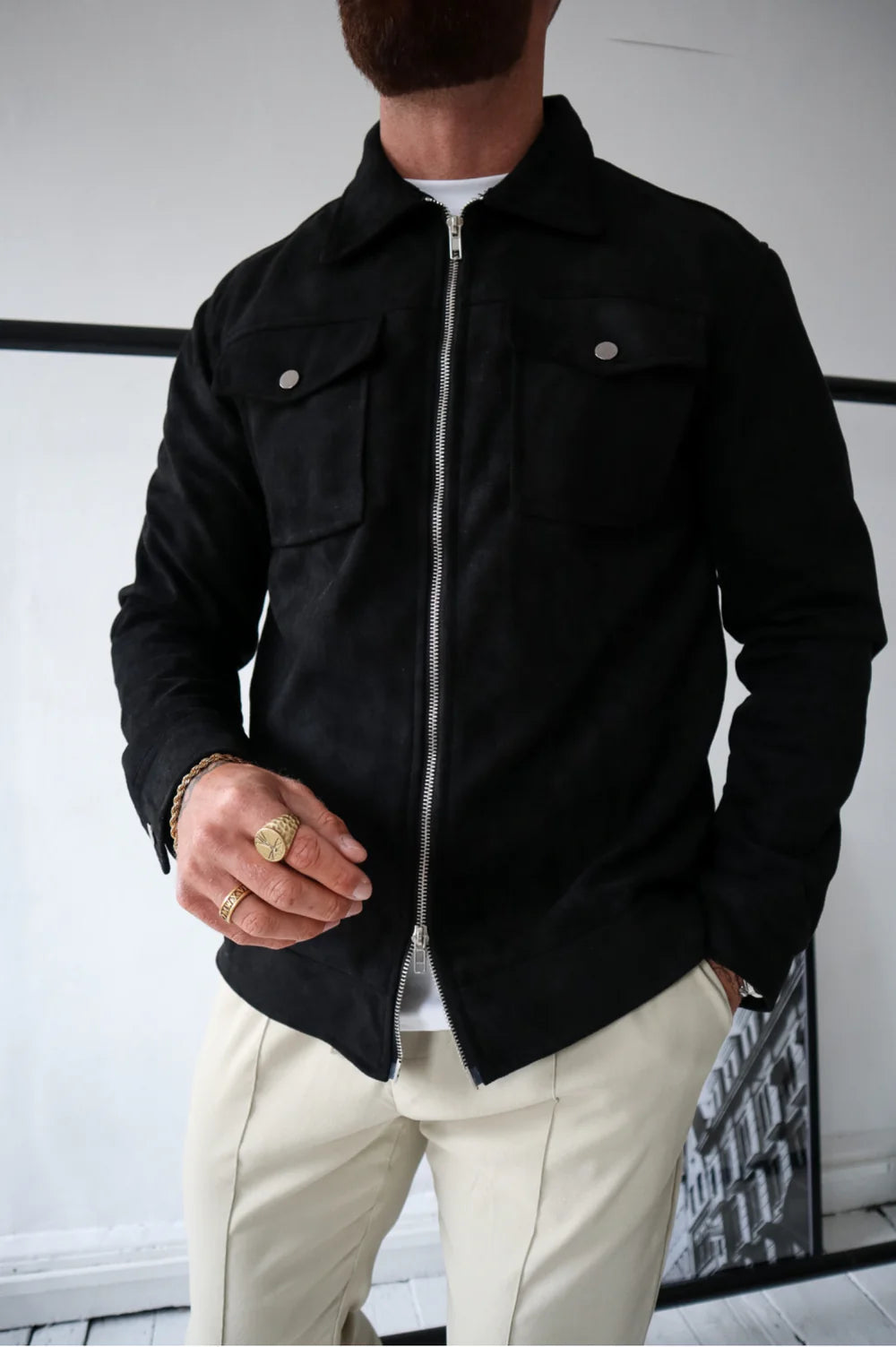 Ascot Suede Jacket