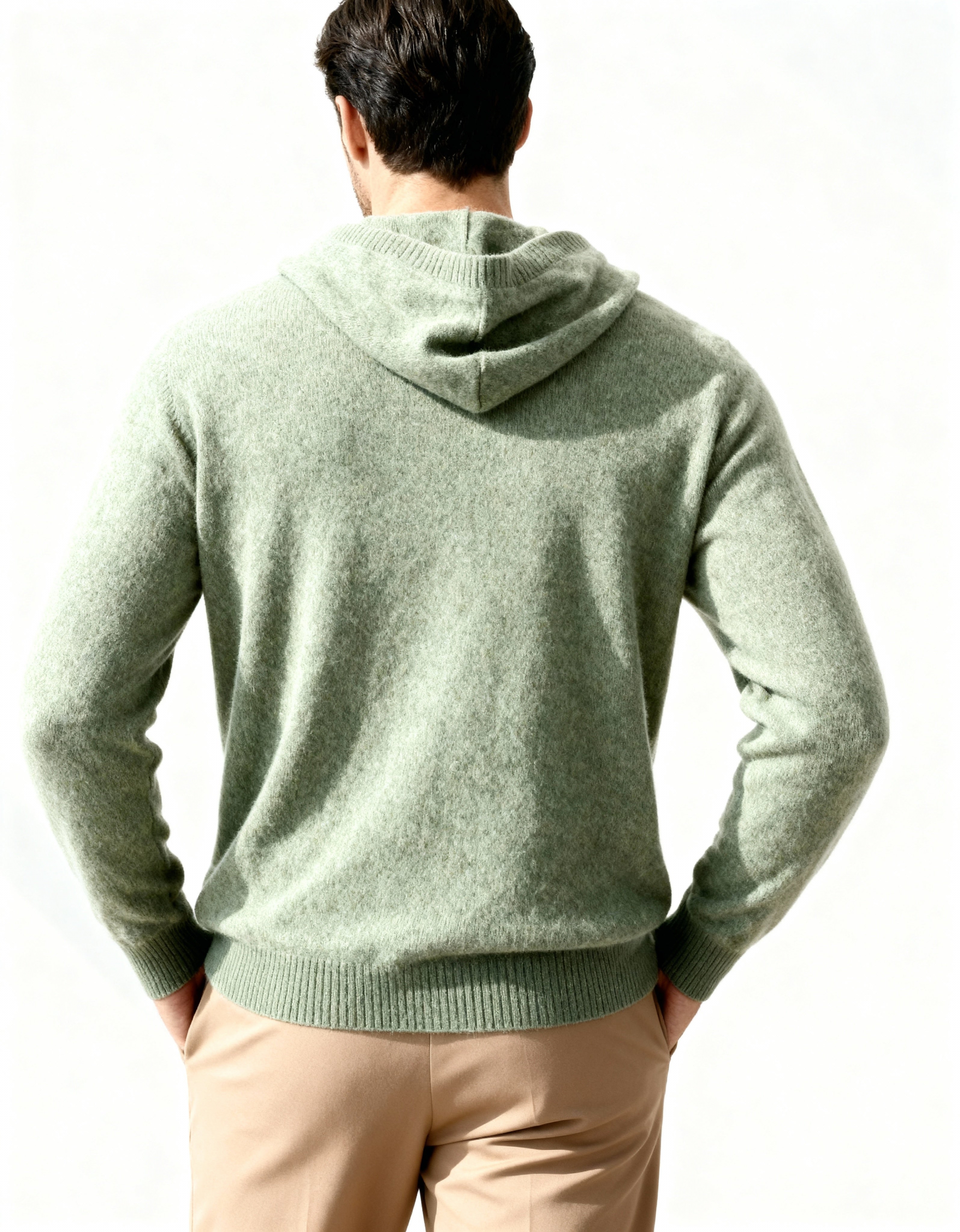 100% Kaschmir Kapuzenpullover