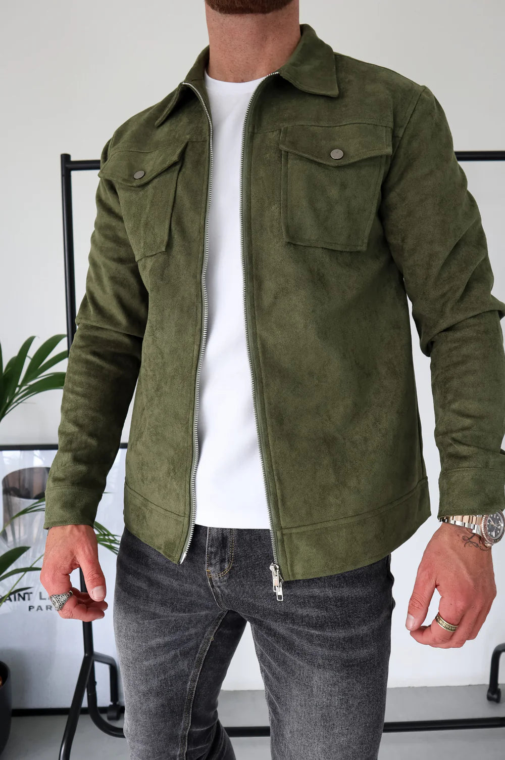 Ascot Suede Jacket