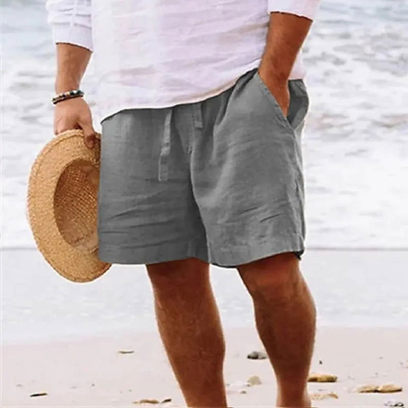 Maßgeschneiderte Leinen-Shorts