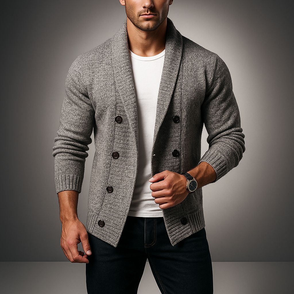 Moreno Double-Breast Cardigan