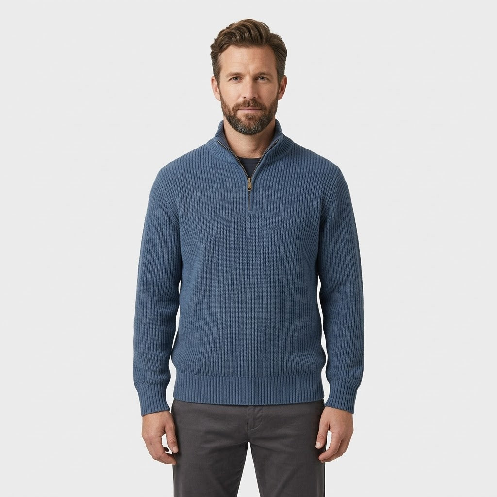 Classic Highland Quarter-Zip Sweater