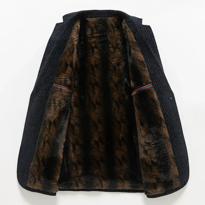 Raffaello Giorgio Herringbone Coat