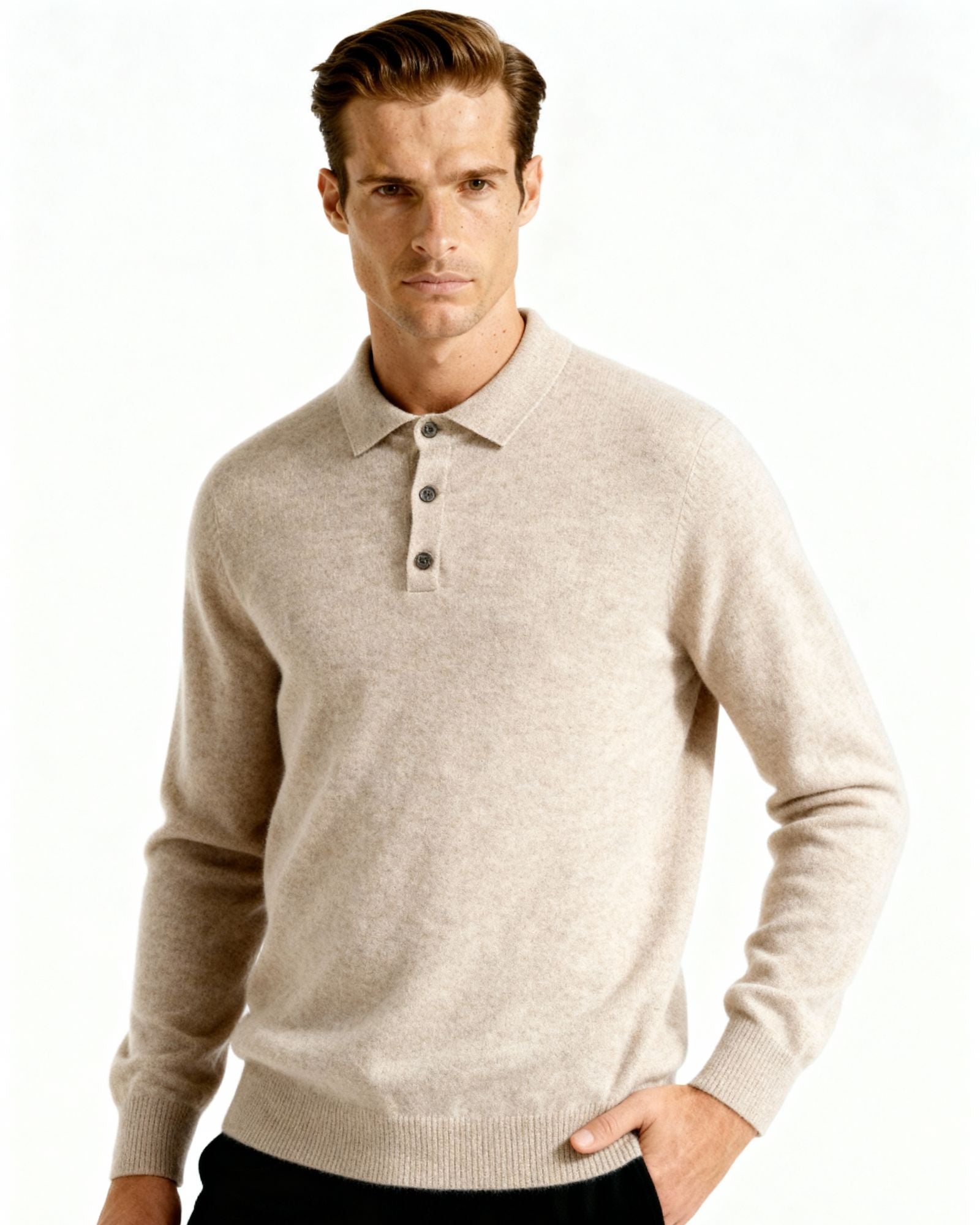 100% Kaschmir Polo