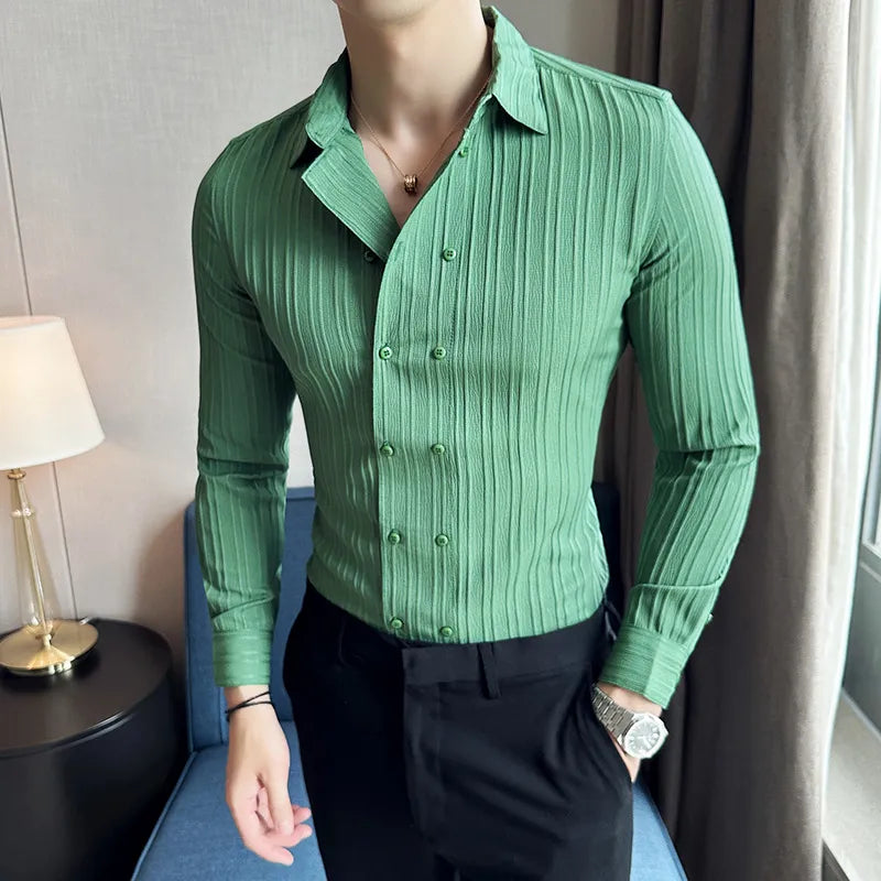 British Double Breasted Shirt